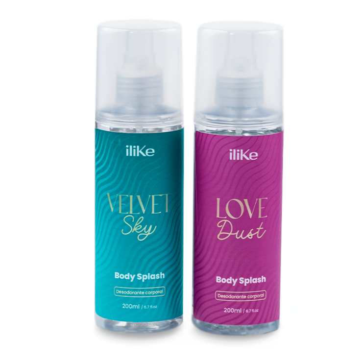 Kit 2 Body Splash - Love Dust e Velvet Sky