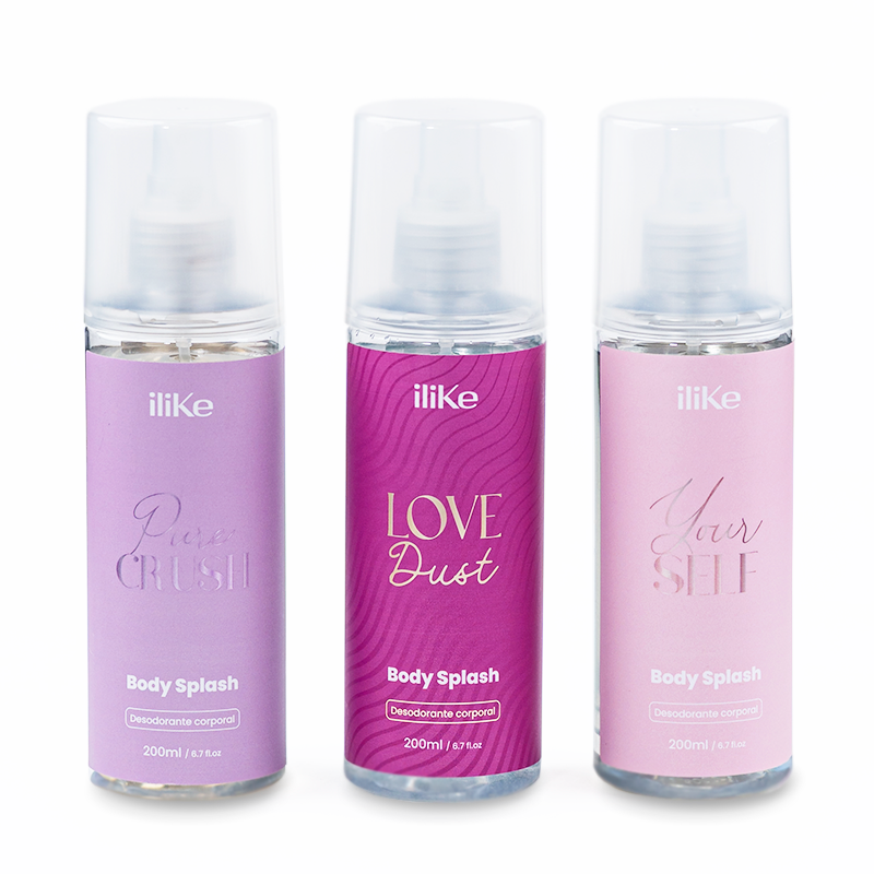 Kit 3 Body Splash - Pure Crush, Love Dust, Yourself