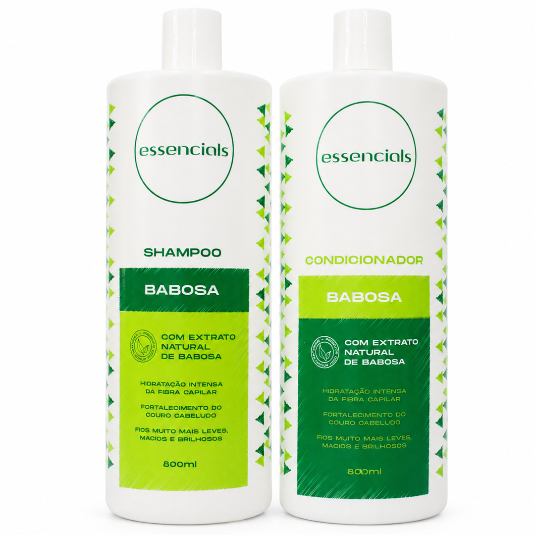 Essencials Kit Babosa Shampoo e Condicionador - (2x800 ml)