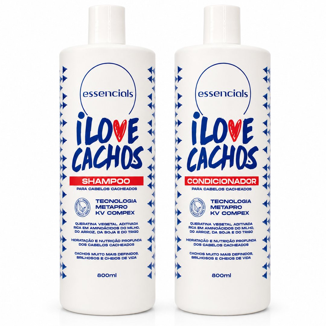 Essencials Kit I Love Cachos Shampoo e Condicionador - ( 2x 800ml )