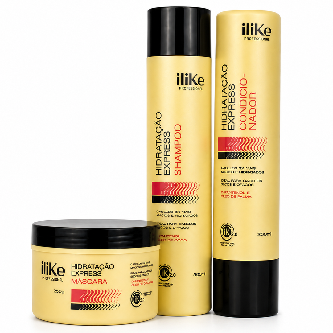 Hidratação Express Kit Trio Home Care - 03 Produtos
