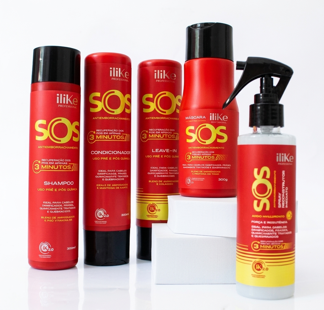 SOS Antiemborrachamento Kit Reconstrutor - 5 Produtos