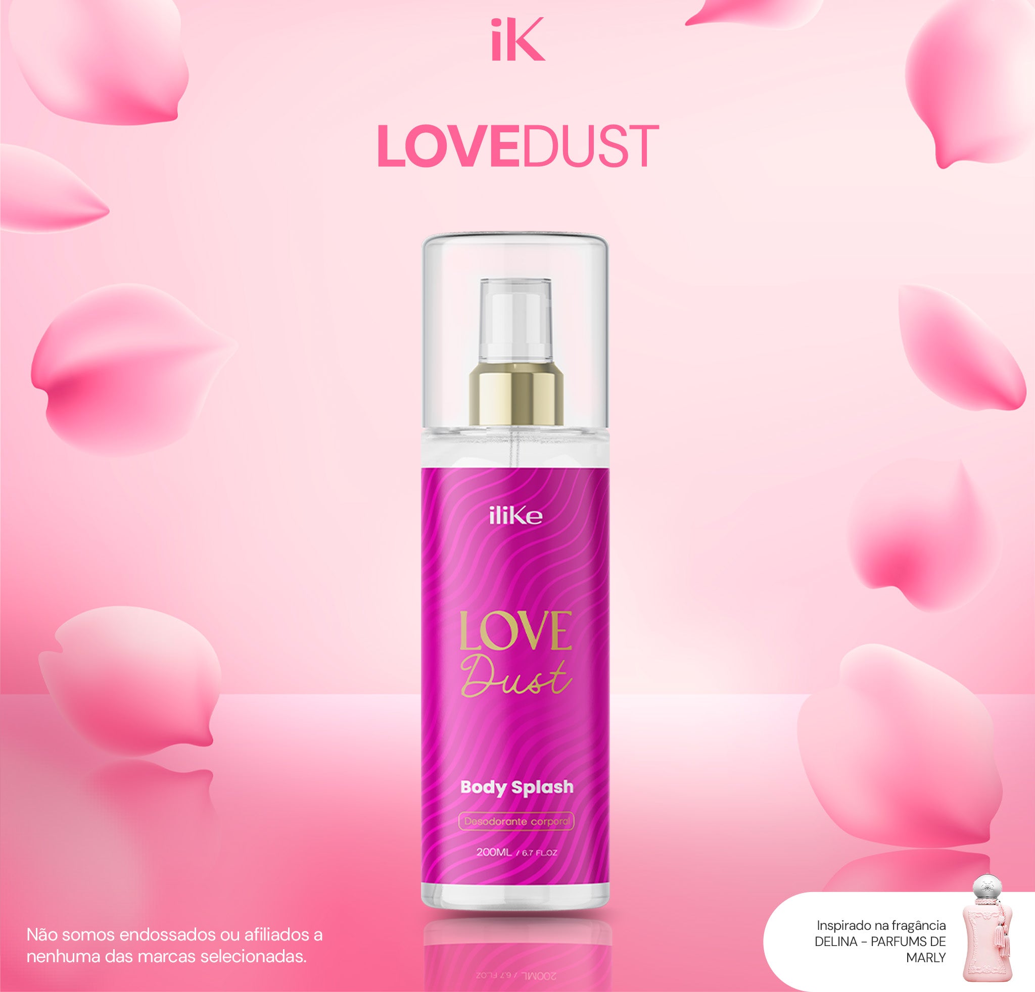 iLike Love Dust - Body Splash Spray 200ml