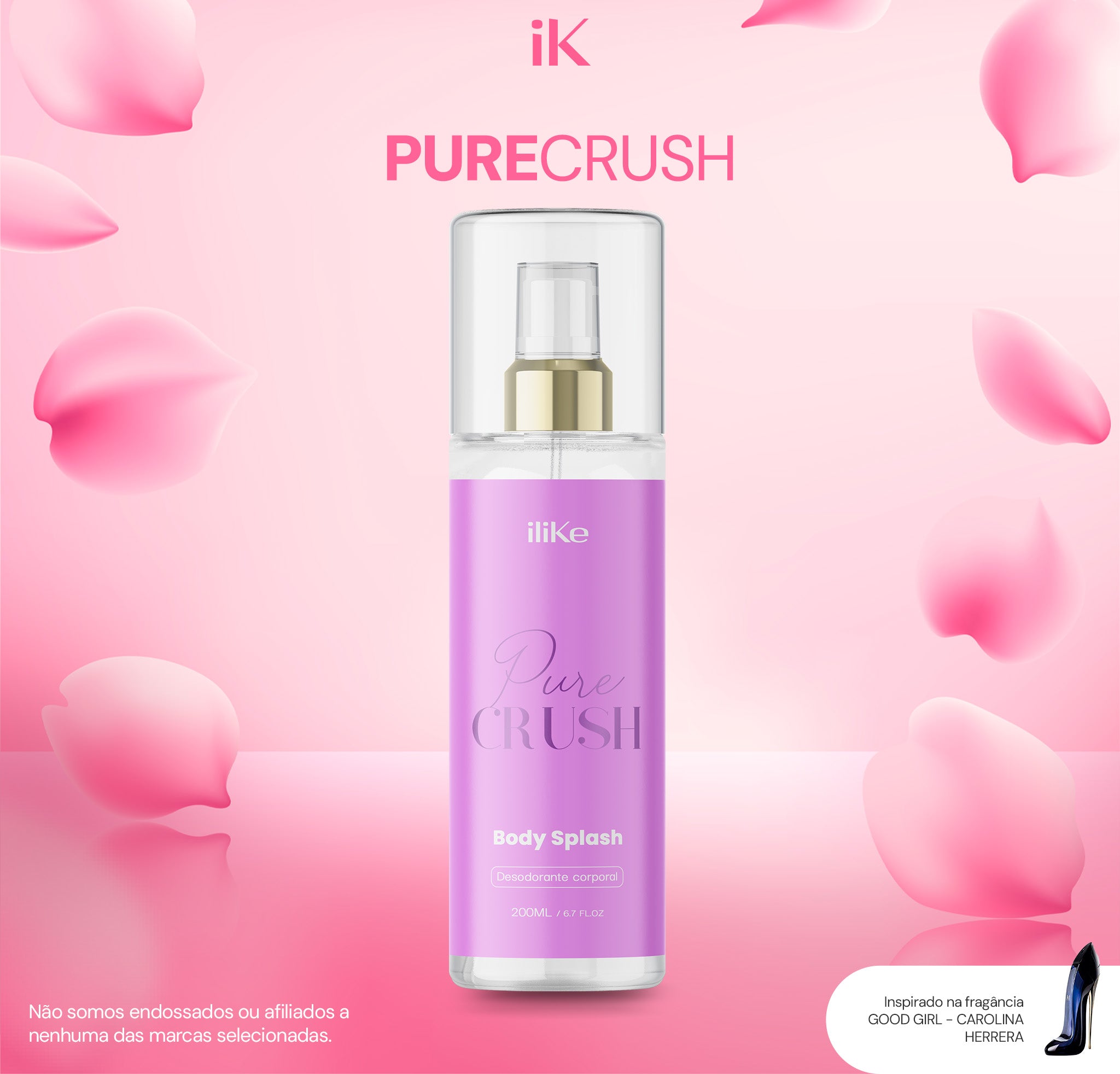 iLike Pure Crush - Body Splash Spray 200ml