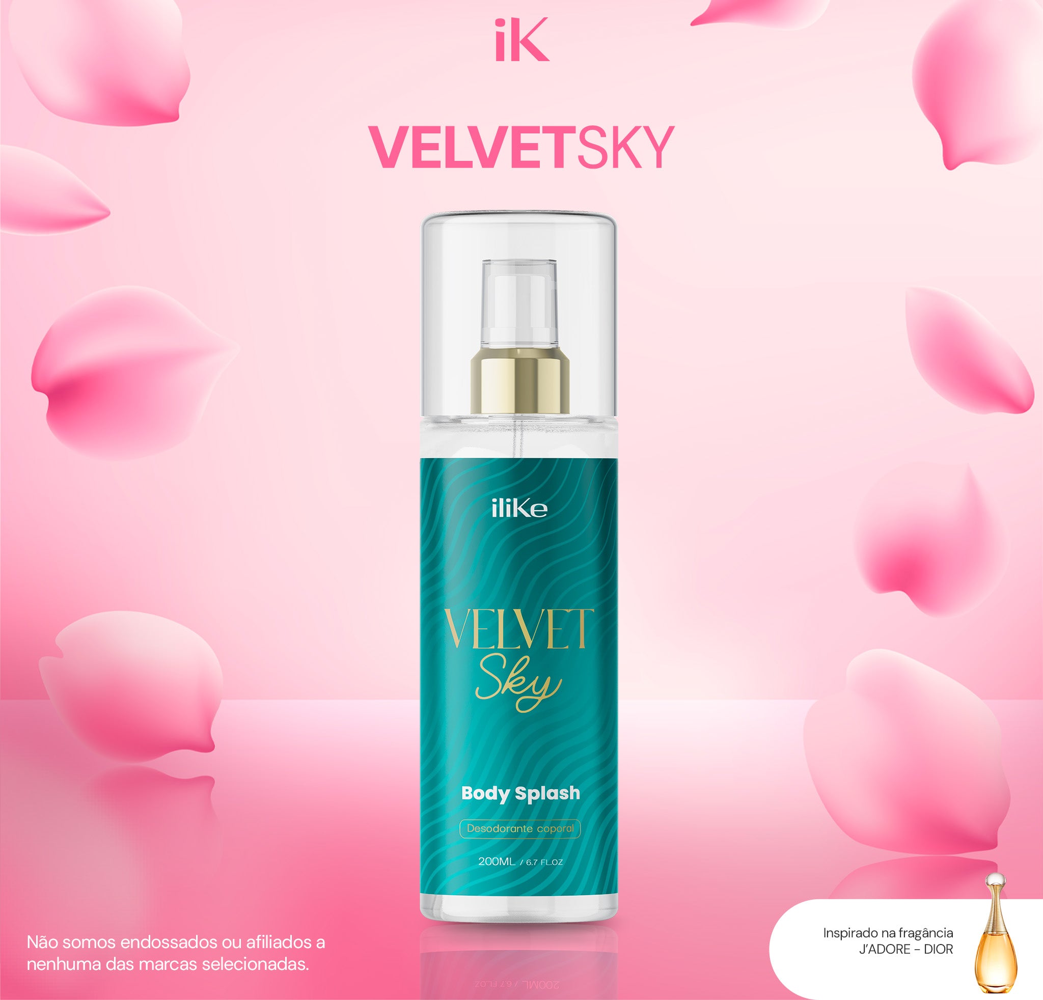iLike Velvet Sky - Body Splash Spray 200ml