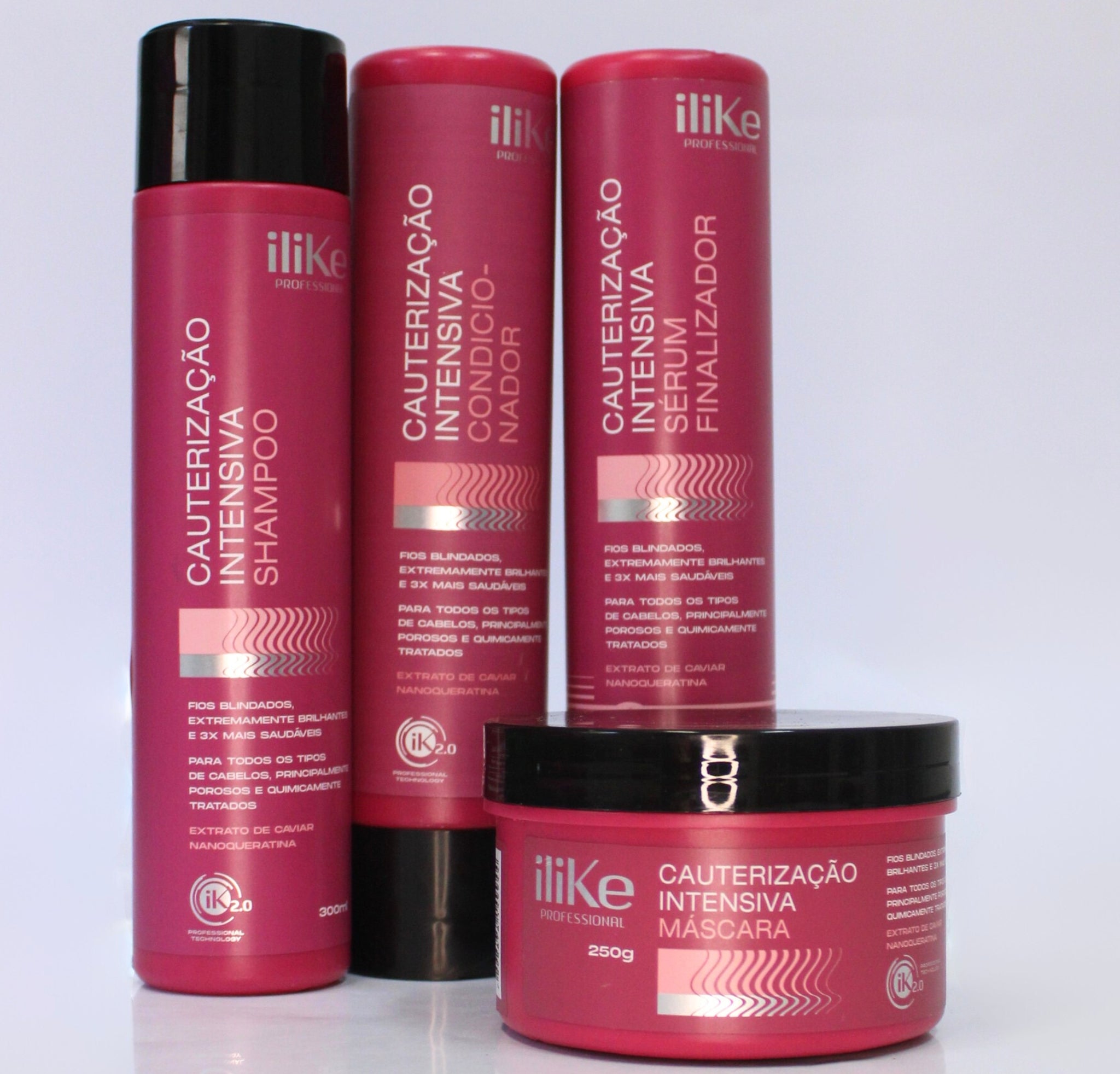 iLike Cauterização Intensiva Kit Completo - 4 Produtos