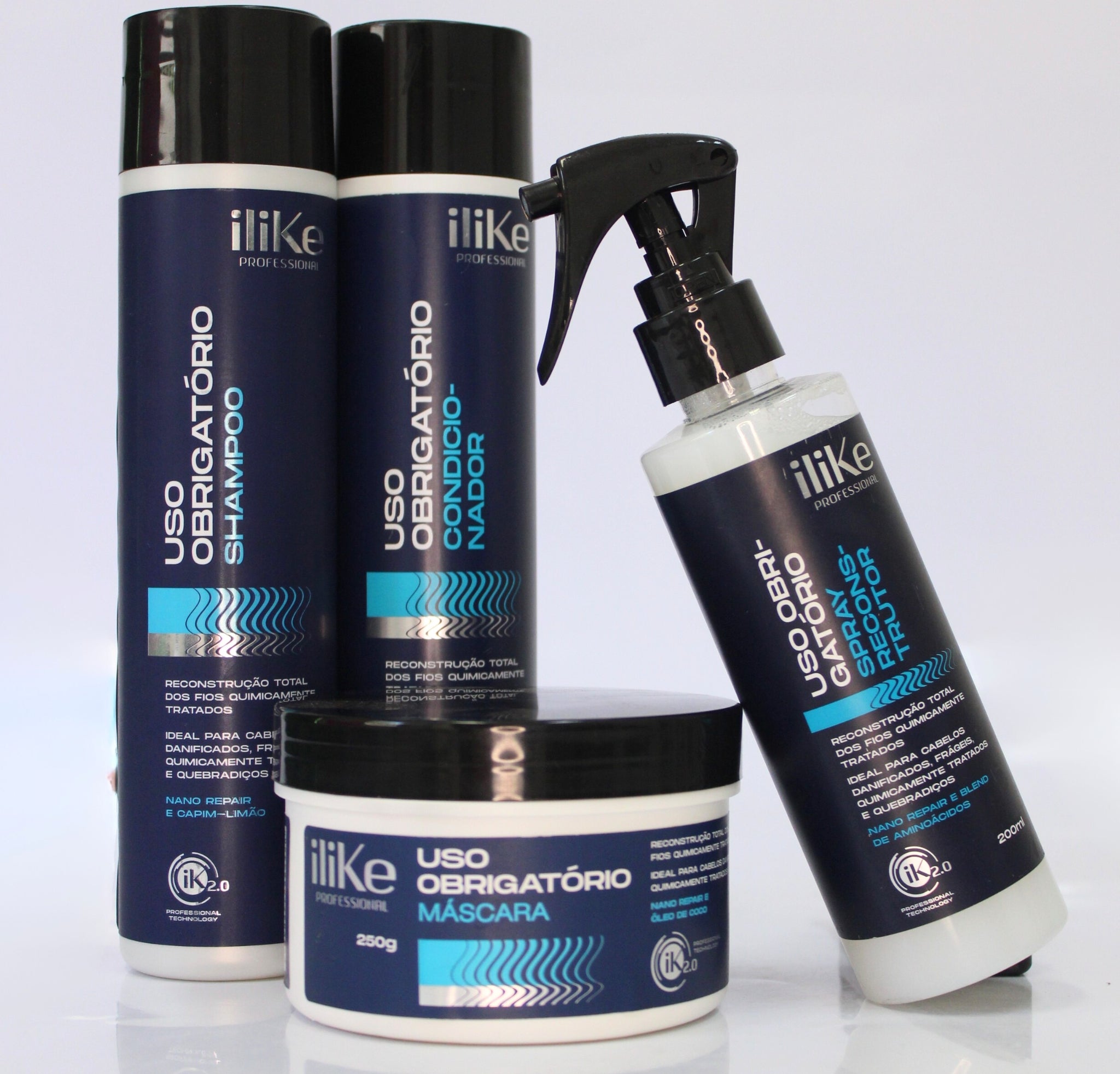 Uso Obrigatório Kit Reconstrutor - 04 Produtos