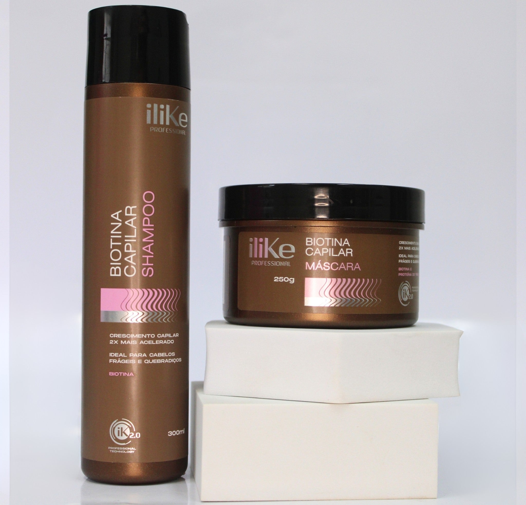 Biotina Capilar Kit Crescimento Capilar Acelerado - 02 Produtos