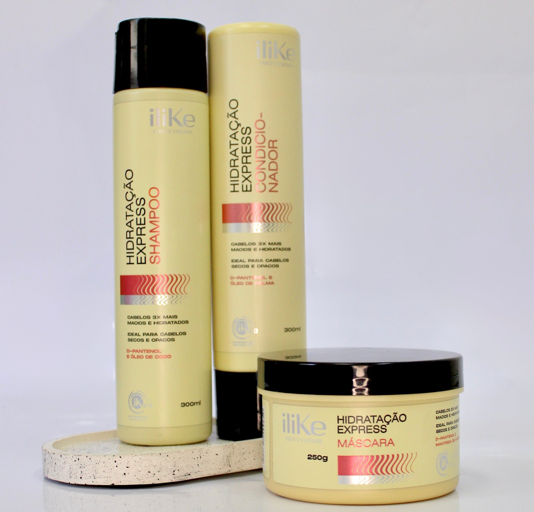 iLike Hidratação Express Kit Trio Home Care - 03 Produtos