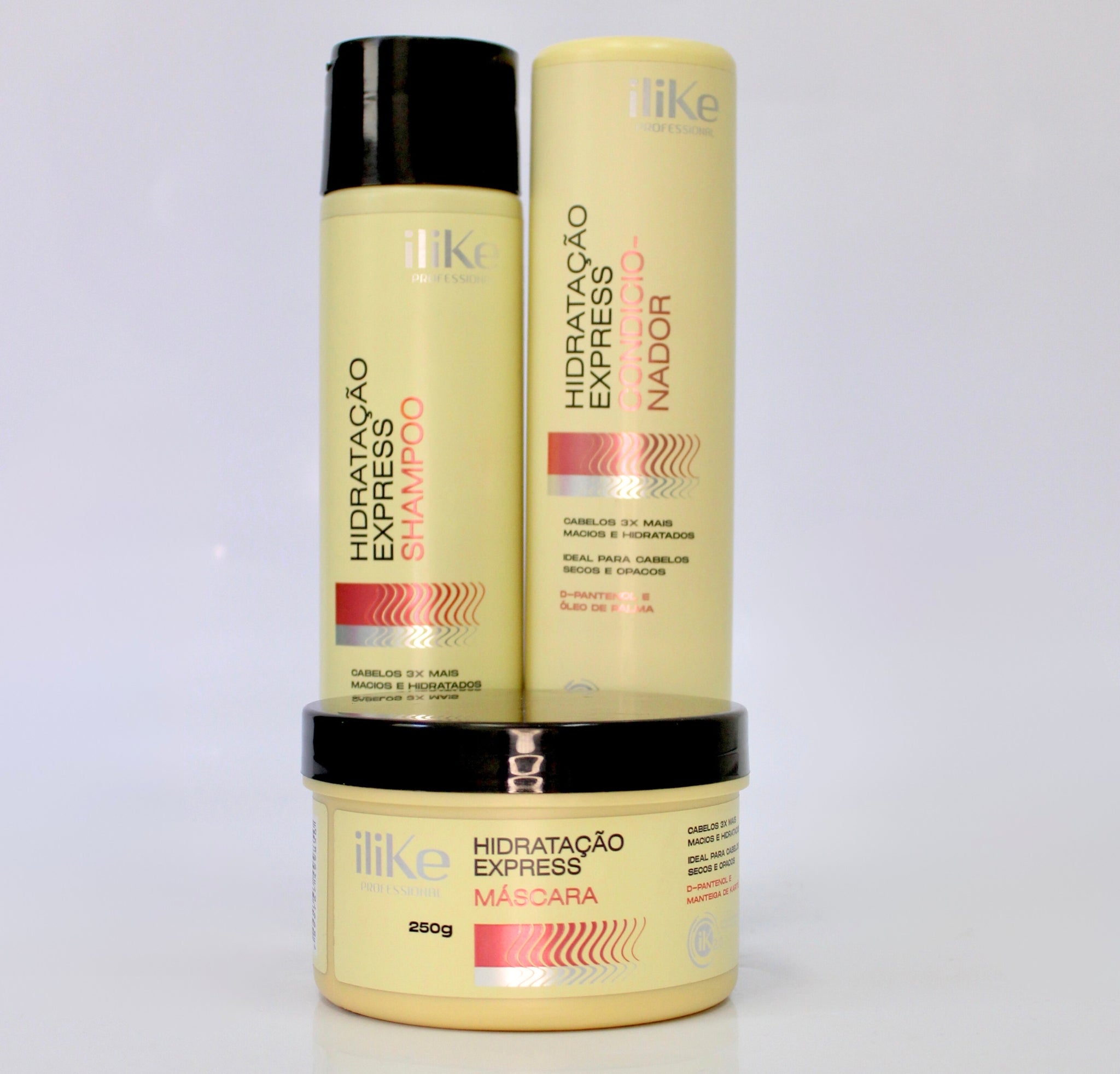 iLike Hidratação Express Kit Trio Home Care - 03 Produtos