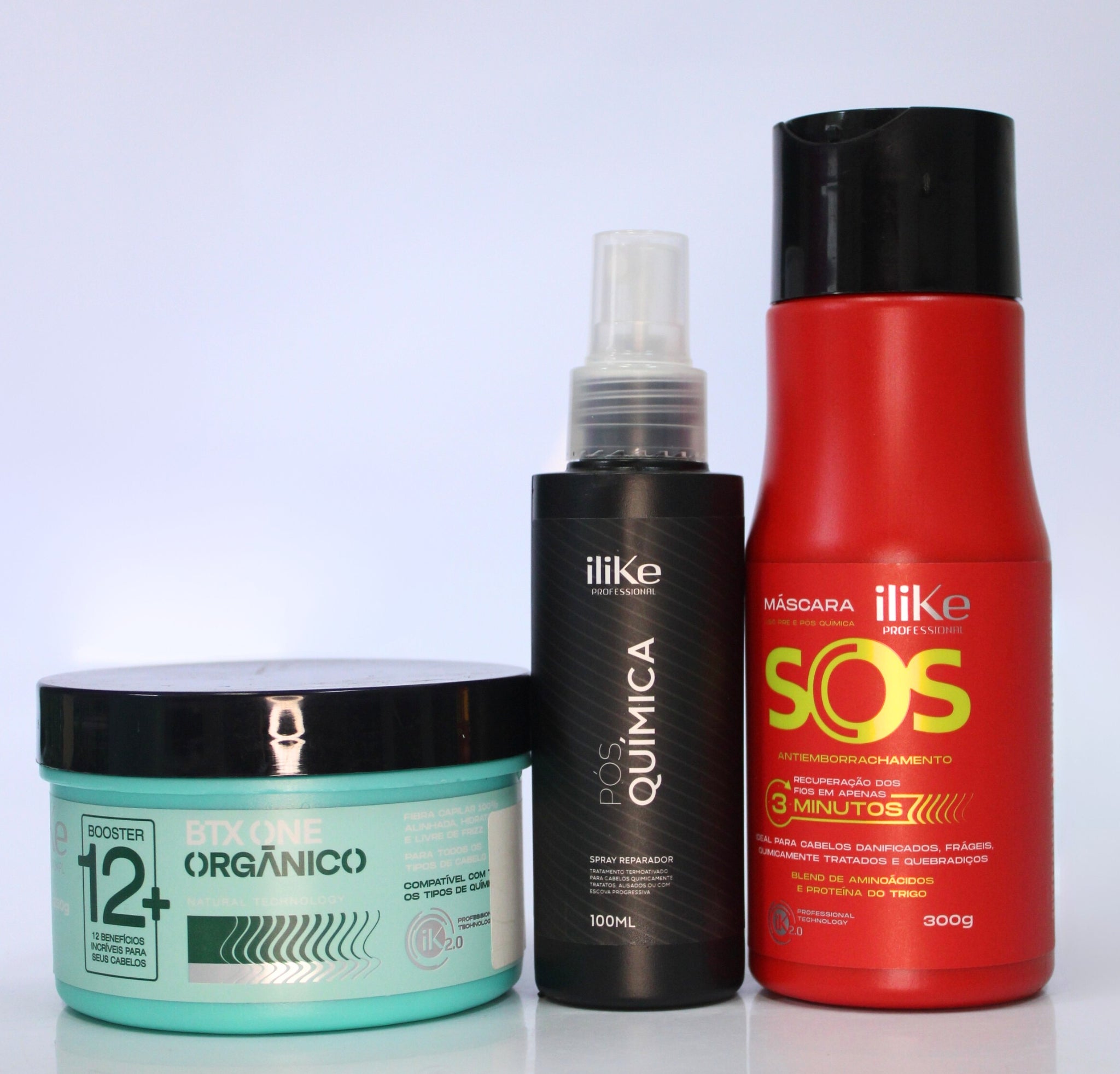 Kit Liso Orgânico Perfeito - 3 Produtos