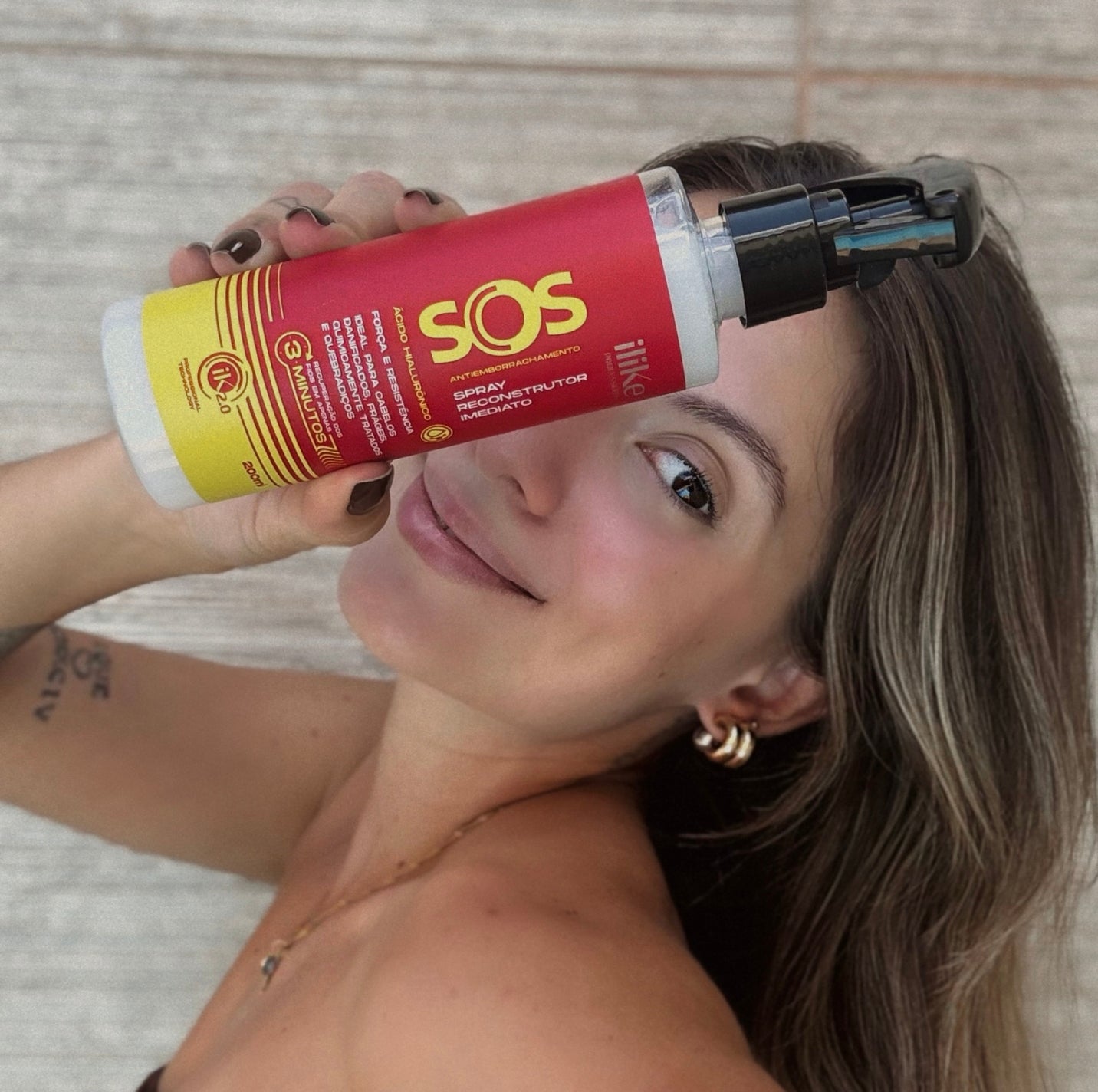 iLike SOS Spray Reconstrutor Ácido Hialurônico - 200ml