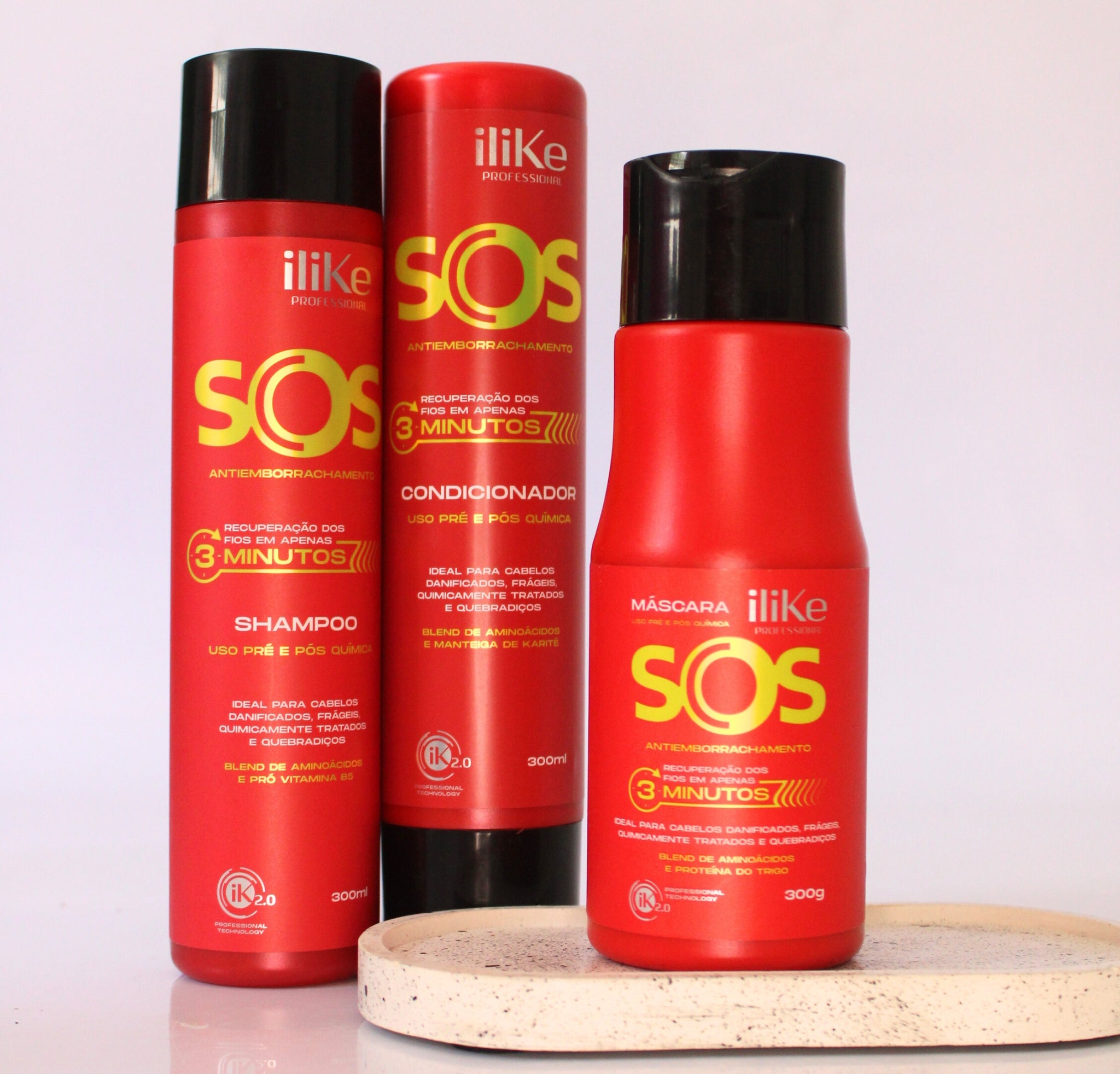 SOS Antiemborrachamento Reconstrutor Kit - 03 Produtos