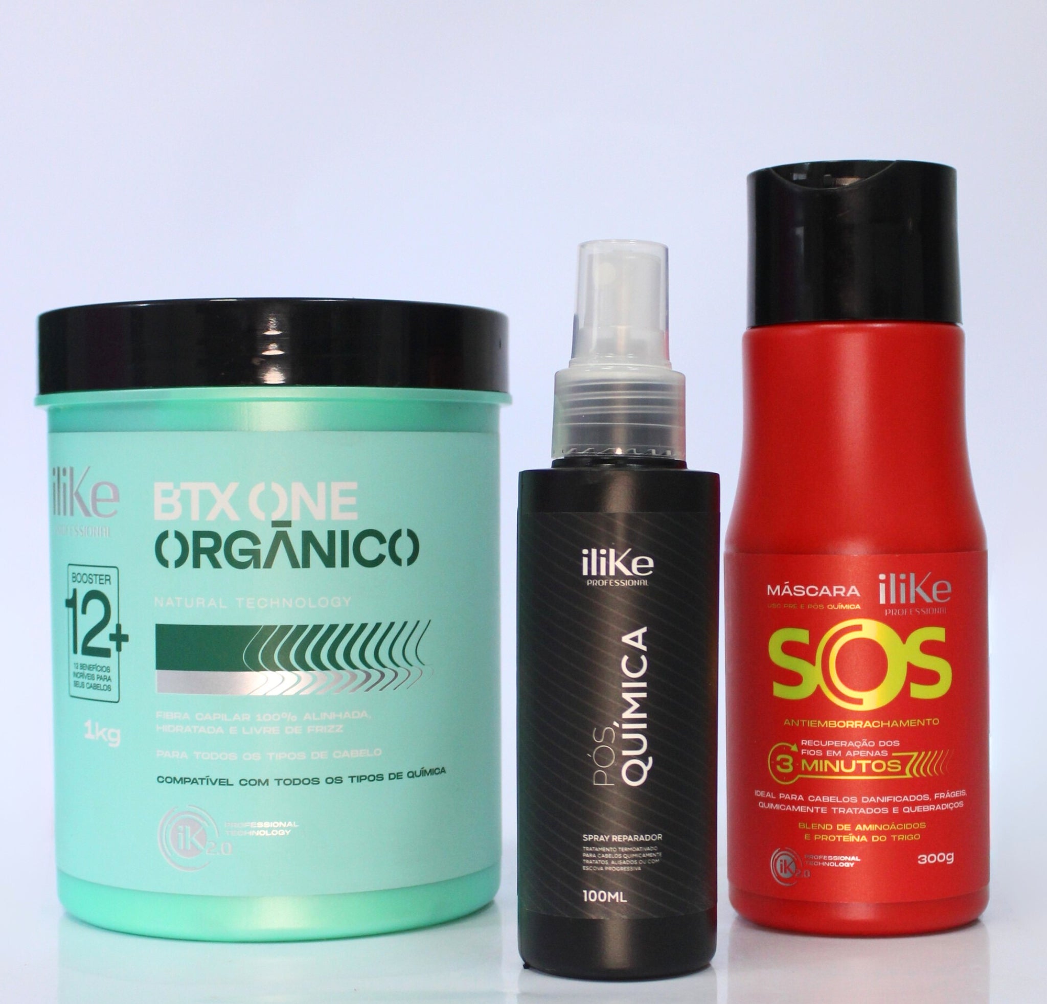 Kit Liso Orgânico Perfeito Profissional - 3 Produtos