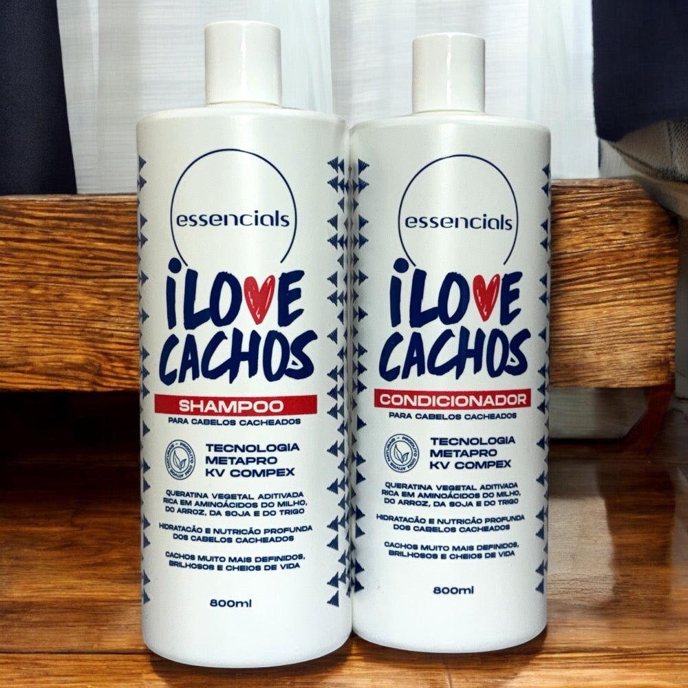 Essencials Kit I Love Cachos Shampoo e Condicionador - ( 2x 800ml )