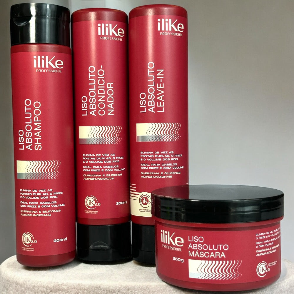 iLike Liso Absoluto Kit Completo - 4 Produtos