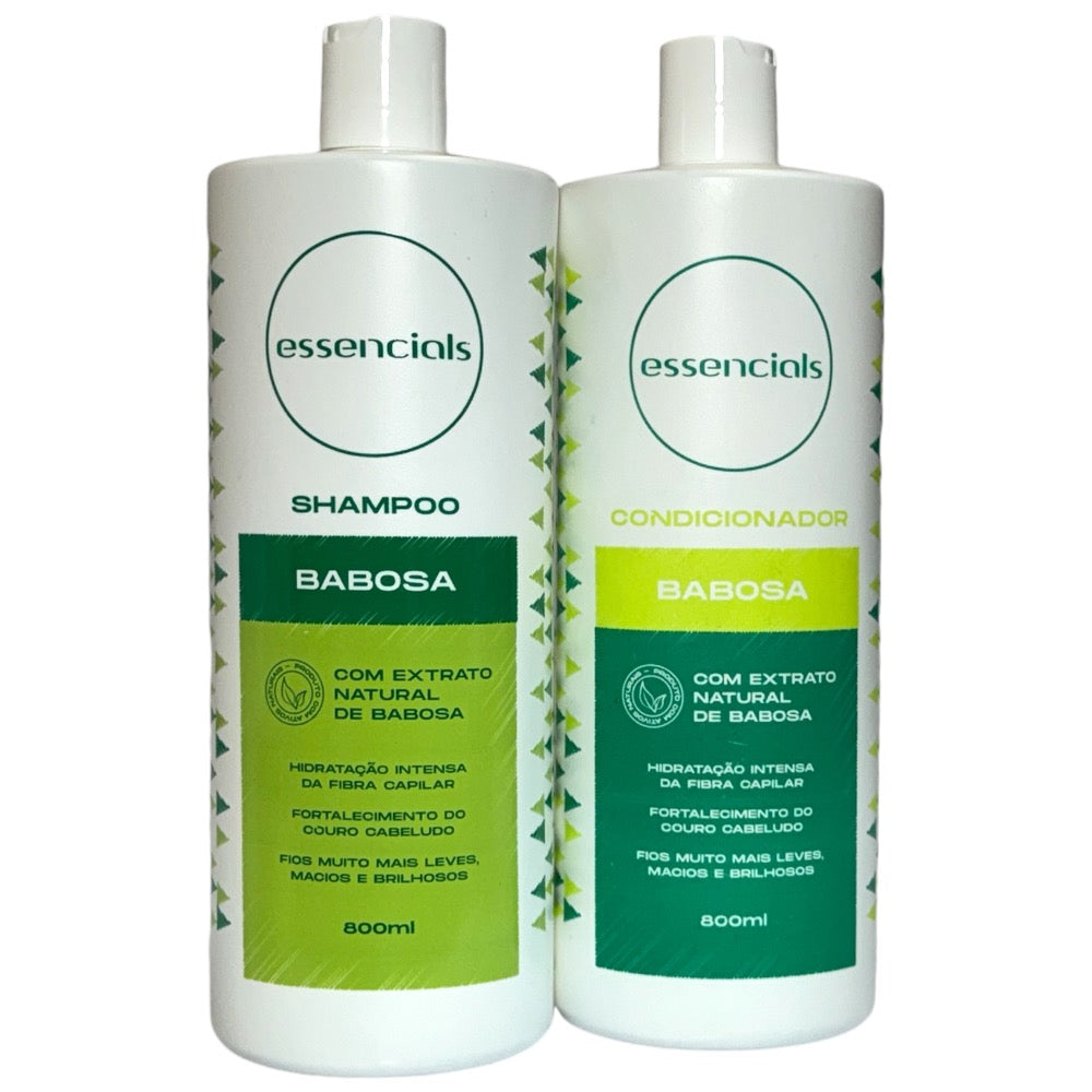 Essencials Kit Babosa Shampoo e Condicionador - (2x800 ml)