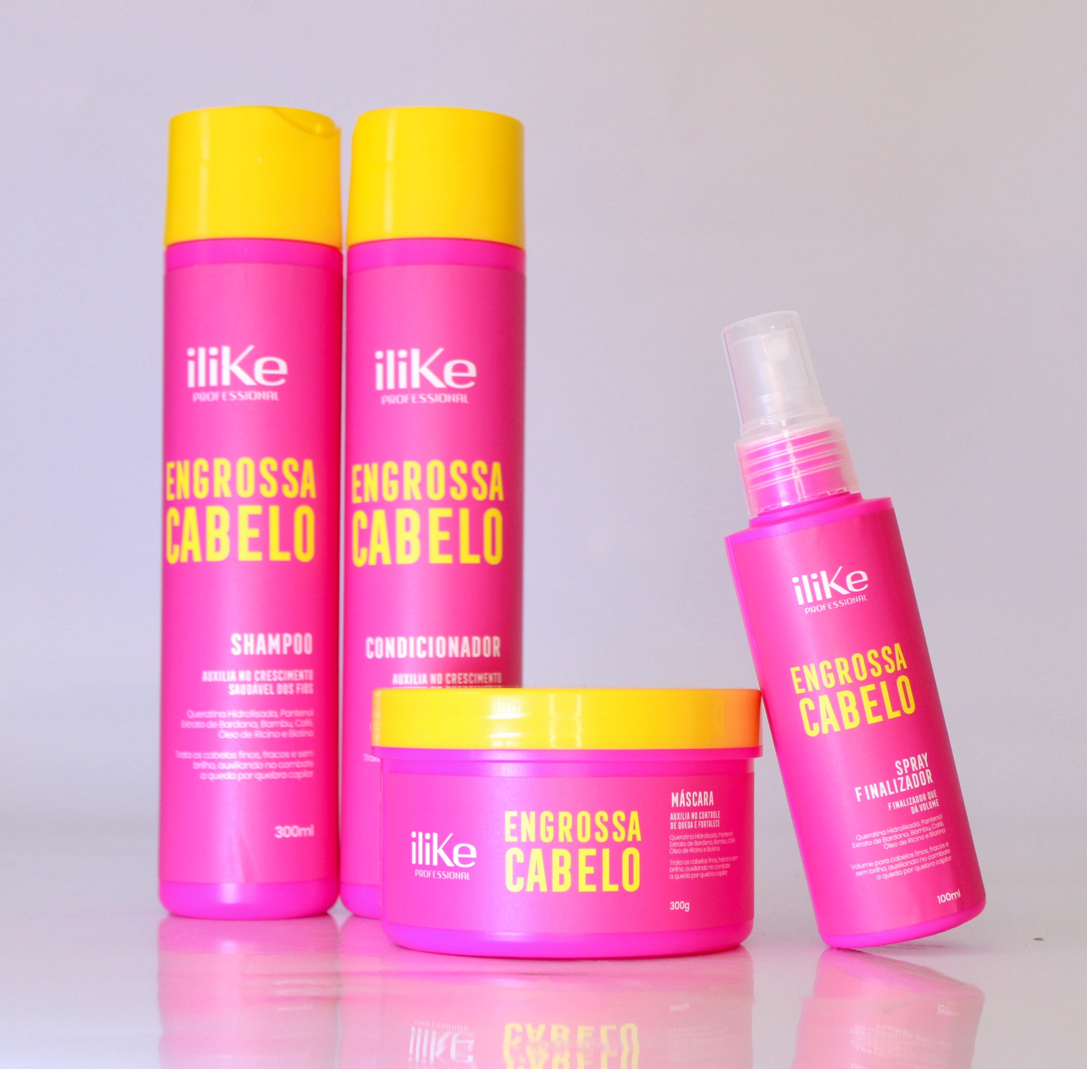 iLike Engrossa Cabelo Kit Completo - 5 Produtos