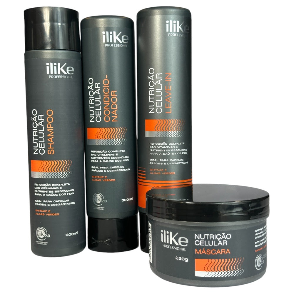 iLike Kit Completo Nutrição Celular - 04 Produtos