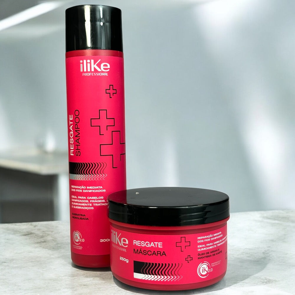 iLike Resgate Kit Duo - Shampoo e Máscara