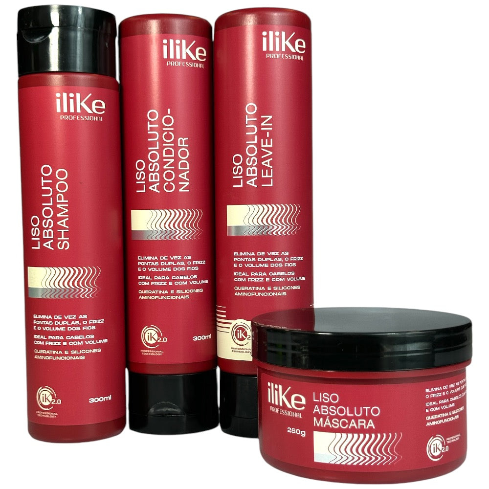 iLike Liso Absoluto Kit Completo - 4 Produtos