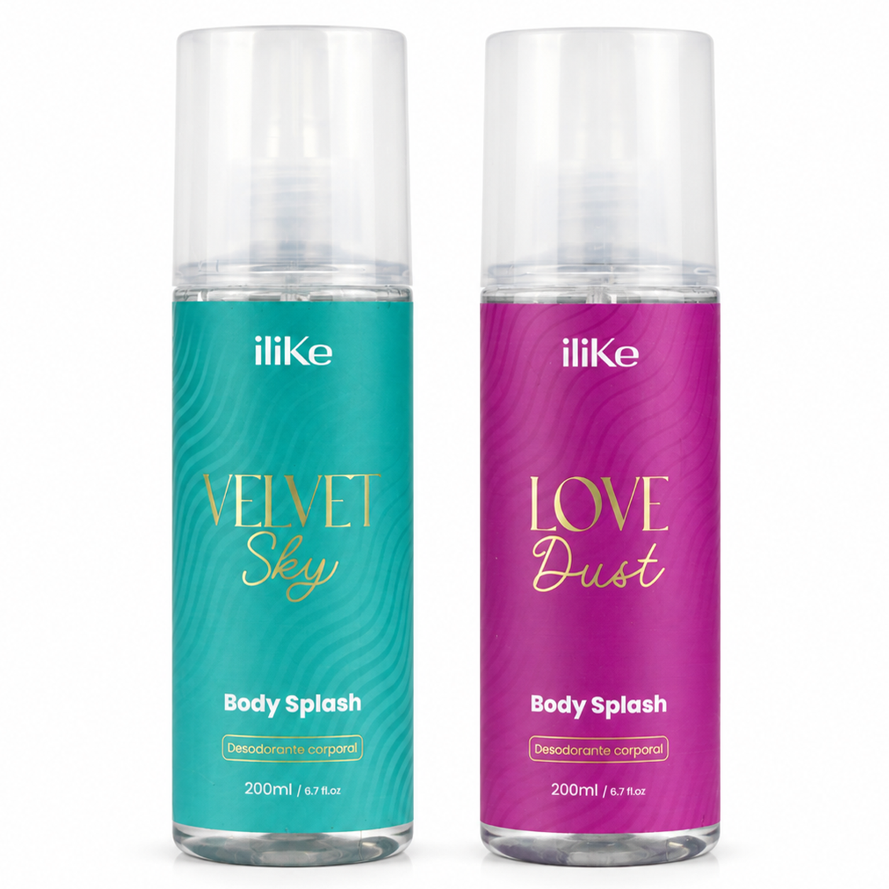 Kit 2 Body Splash - Love Dust e Velvet Sky