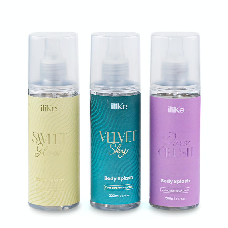 Kit 3 Body Splash - Pure Crush, Velvet Sky, Sweet Glow