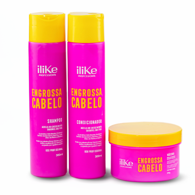Engrossa Cabelo Kit Trio