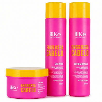 Engrossa Cabelo Kit Trio