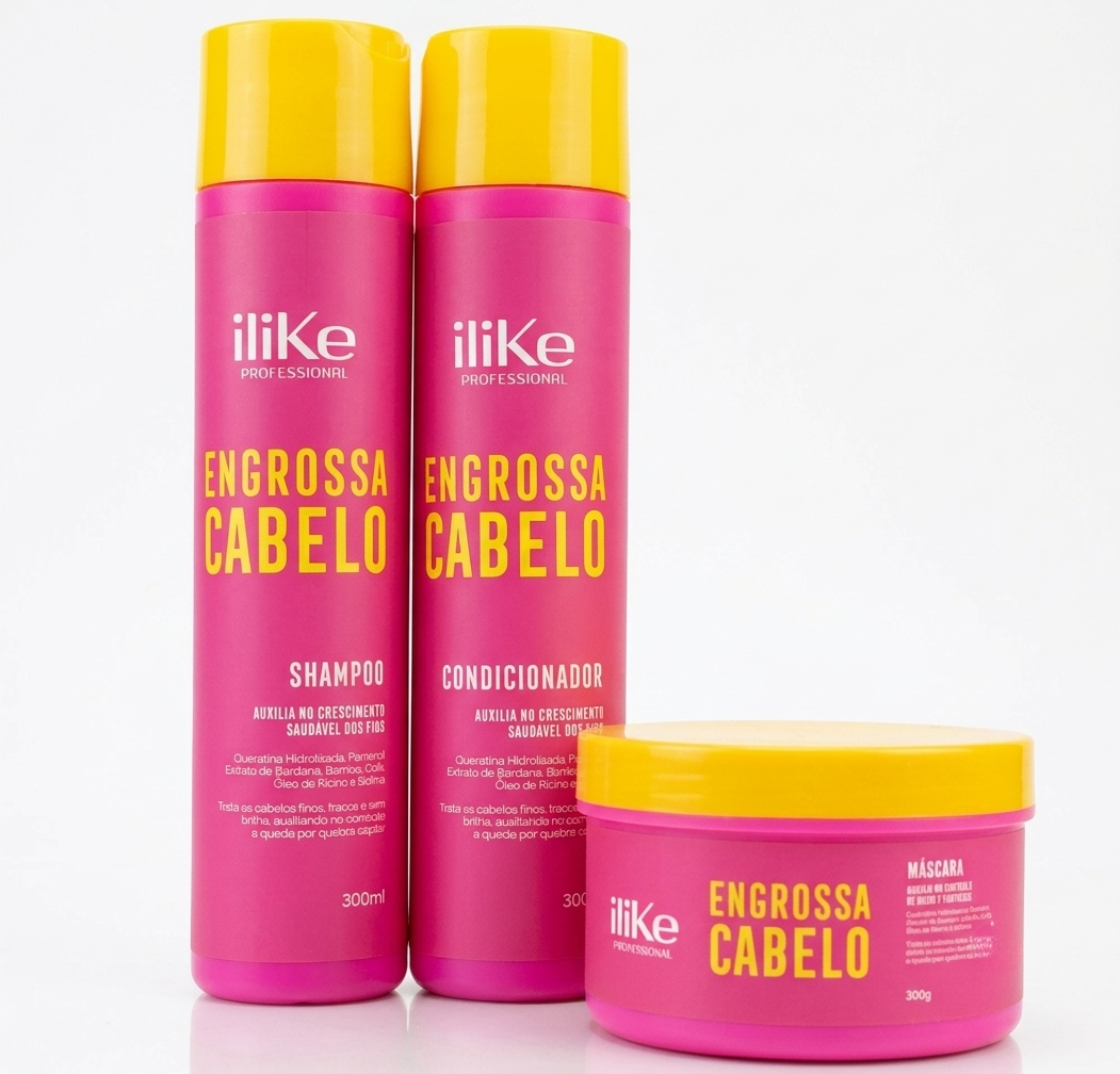 Engrossa Cabelo Kit Trio