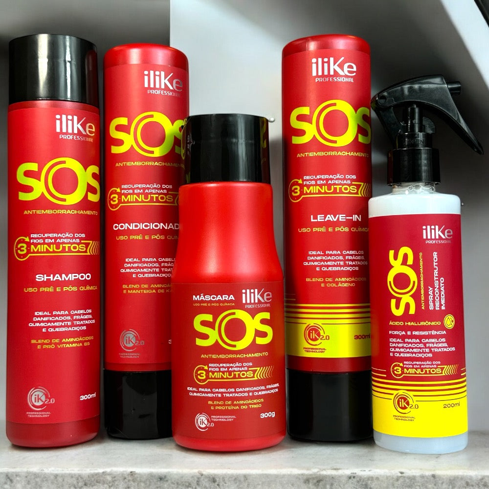 iLike SOS Antiemborrachamento Kit Reconstrutor Completo - 5 Produtos