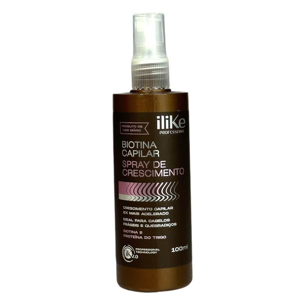 iLike Biotina Capilar Spray de Crescimento - 100ml