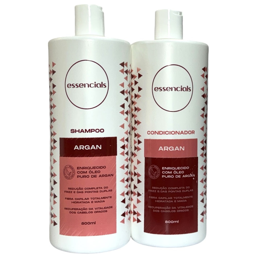 Essencials Kit Argan Shampoo e Condicionador - ( 2x 800ml )