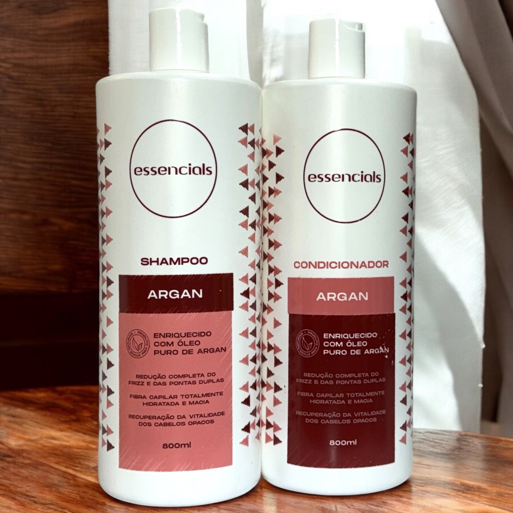 Essencials Kit Argan Shampoo e Condicionador - ( 2x 800ml )