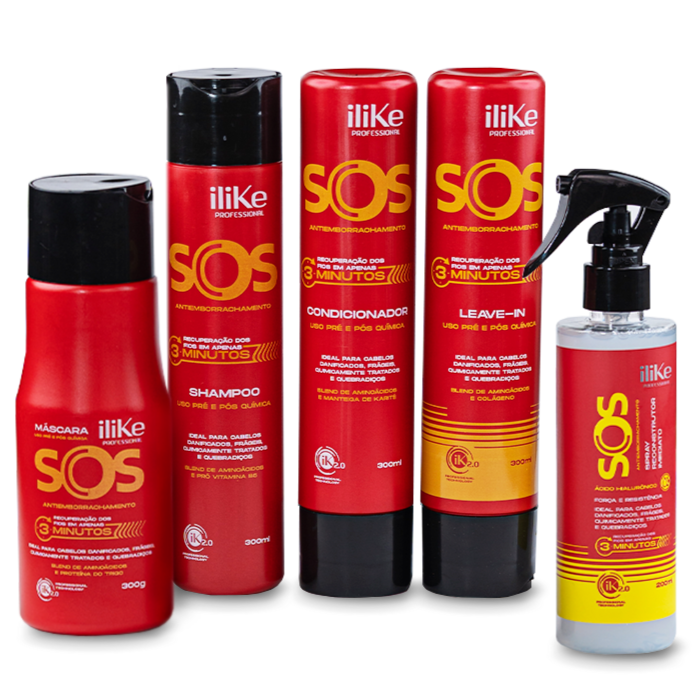 SOS Antiemborrachamento Kit Reconstrutor - 5 Produtos
