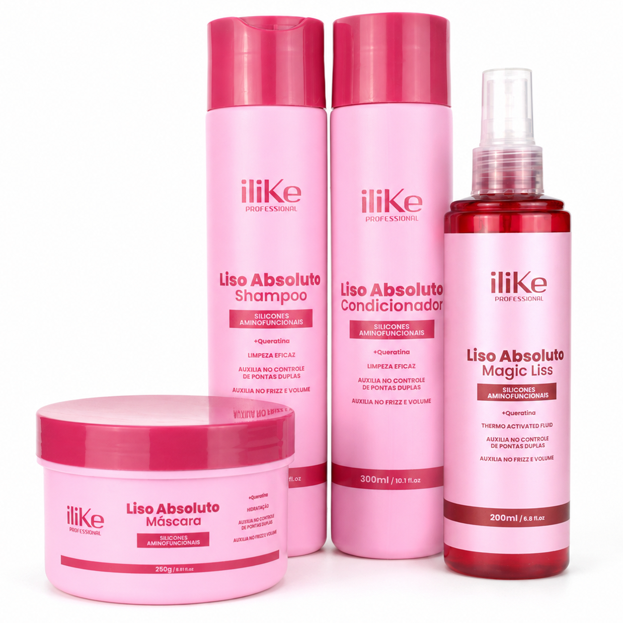 Liso Absoluto Kit - 4 Produtos