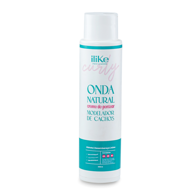 Onda Natural Creme de Pentear Modelador de Cachos 4ABC - 500ml