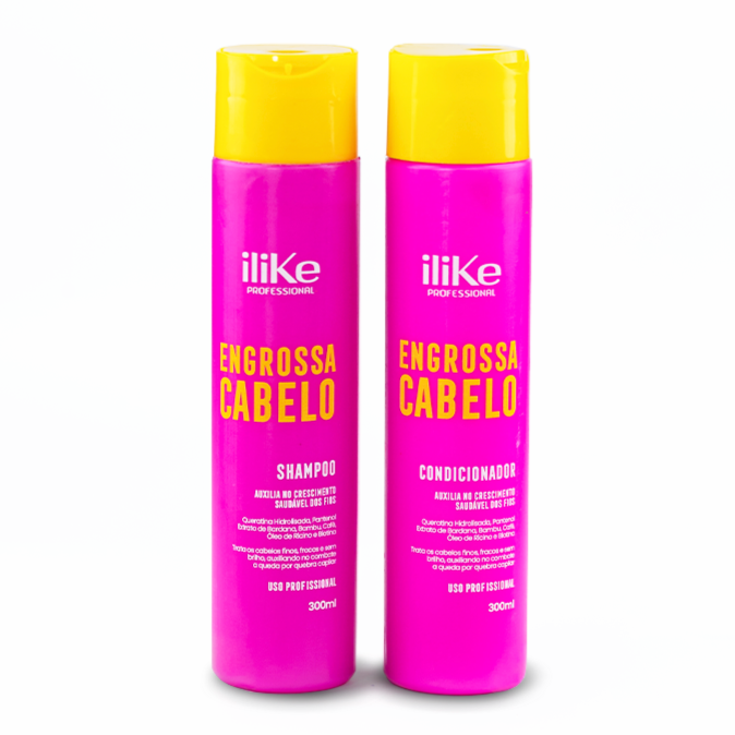 Engrossa Cabelo Kit Shampoo e Condicionador