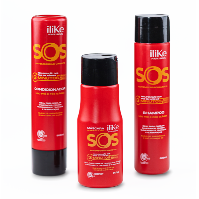 SOS Antiemborrachamento Reconstrutor Kit - 03 Produtos