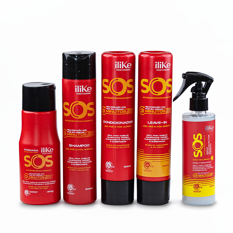 SOS Antiemborrachamento Kit Reconstrutor - 5 Produtos