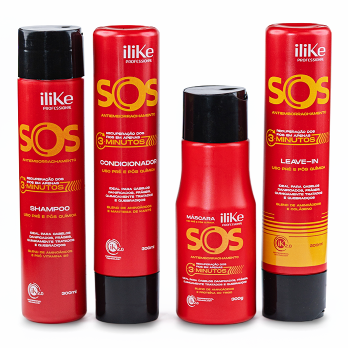 SOS Antiemborrachamento Kit Reconstrutor - 4 Produtos