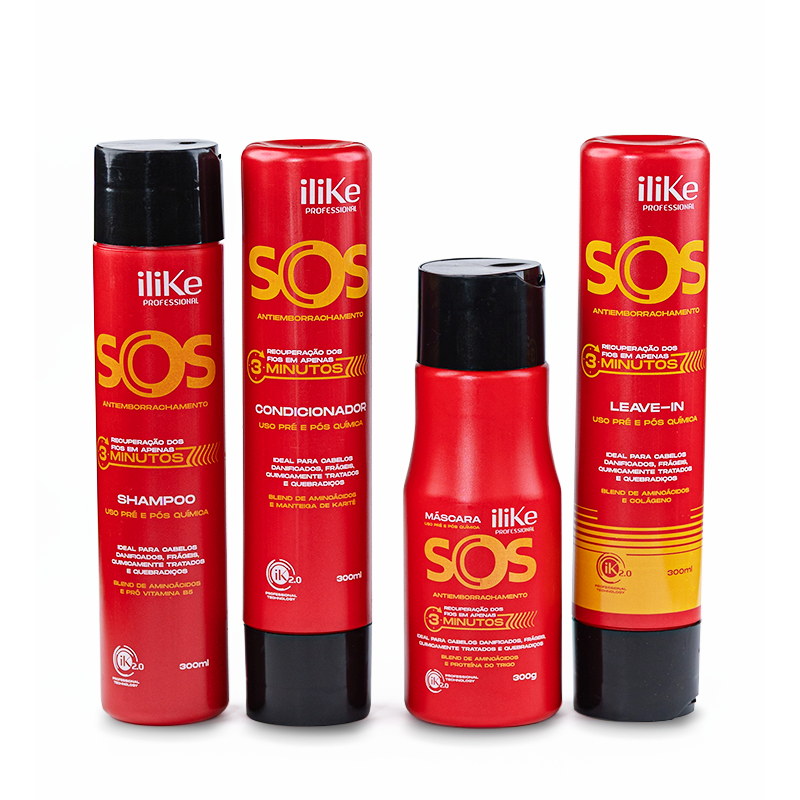 SOS Antiemborrachamento Kit Reconstrutor - 4 Produtos