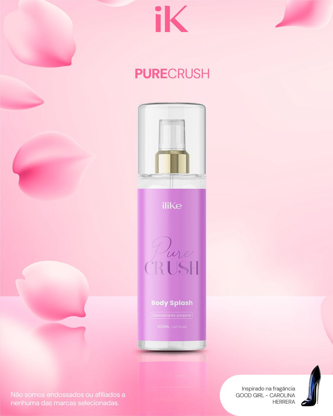 iLike Pure Crush - Body Splash Spray 200ml