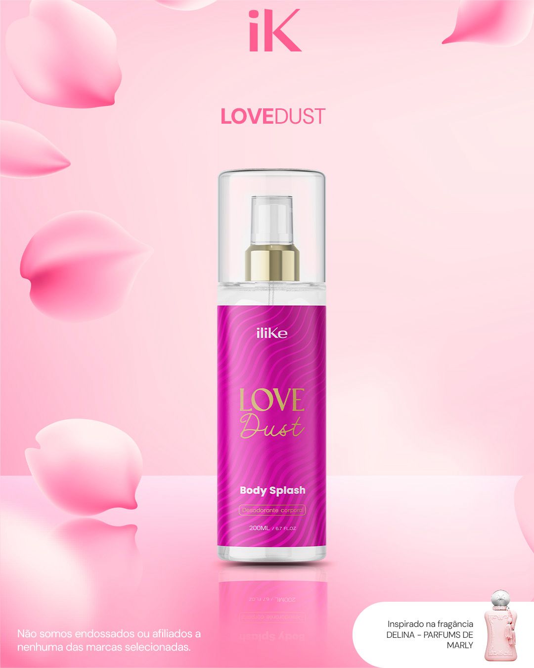 iLike Love Dust - Body Splash Spray 200ml