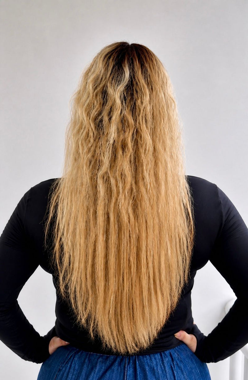Cabelo antes do tratamento Liso Absoluto
