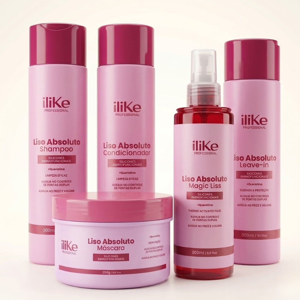 Liso Absoluto Kit Completo - 5 Produtos