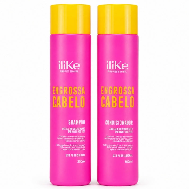 Engrossa Cabelo Kit Shampoo e Condicionador