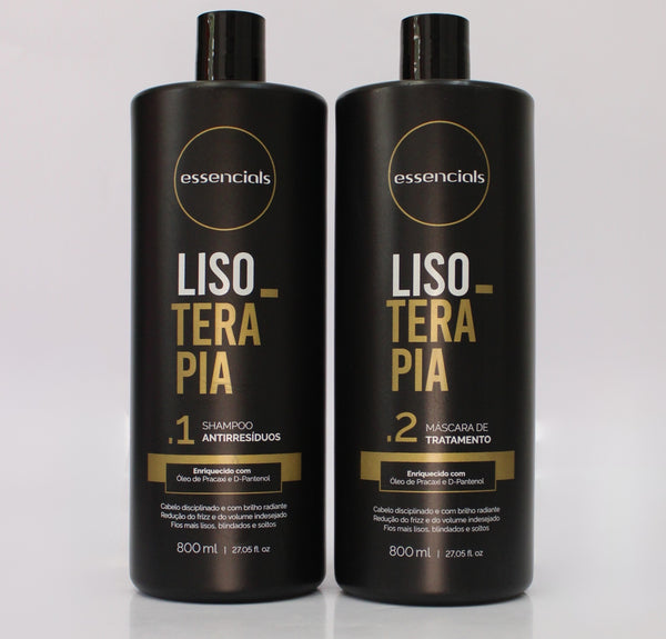 Life Essence1000ml 2本セット Essencials Kit Alinhamento Capilar Lisoterapia - (2x800 ml)