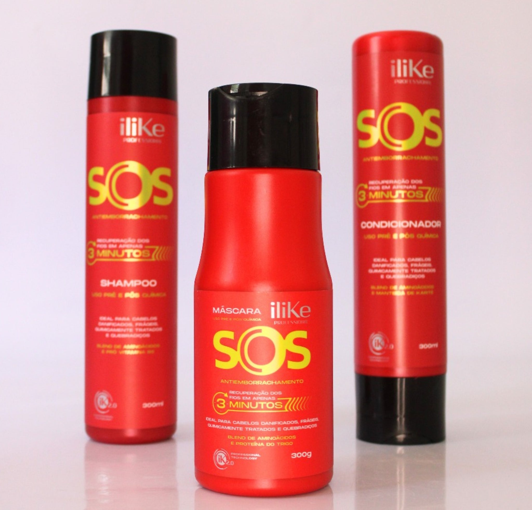 SOS Antiemborrachamento Reconstrutor Kit - 03 Produtos